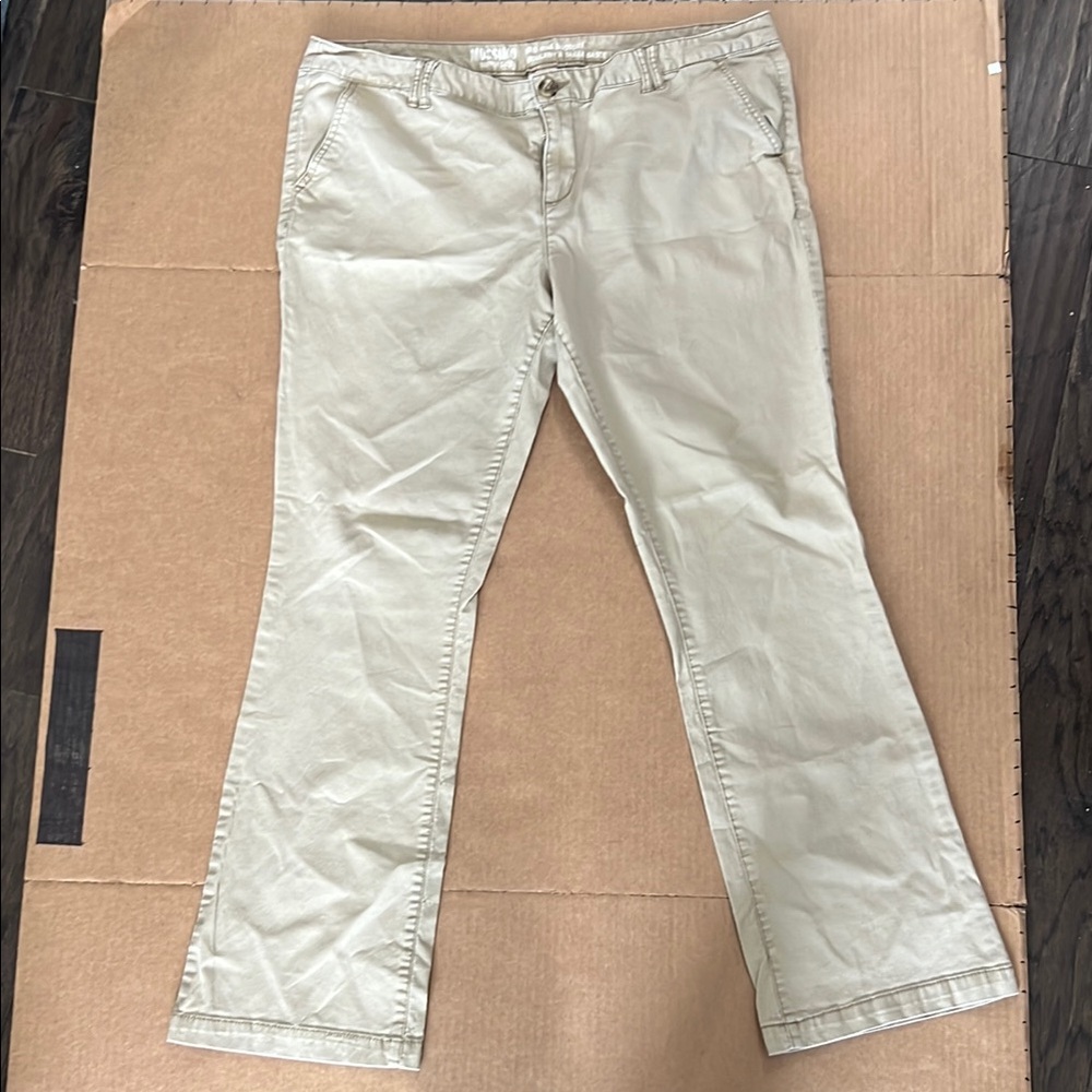 Mossimo Supply Co. Beige Bootcut Pants